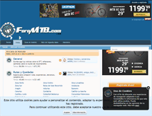 Tablet Screenshot of foromtb.com